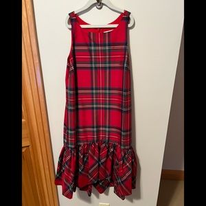 Vineyard Vines Jolly Plaid Amelia Swing Dress